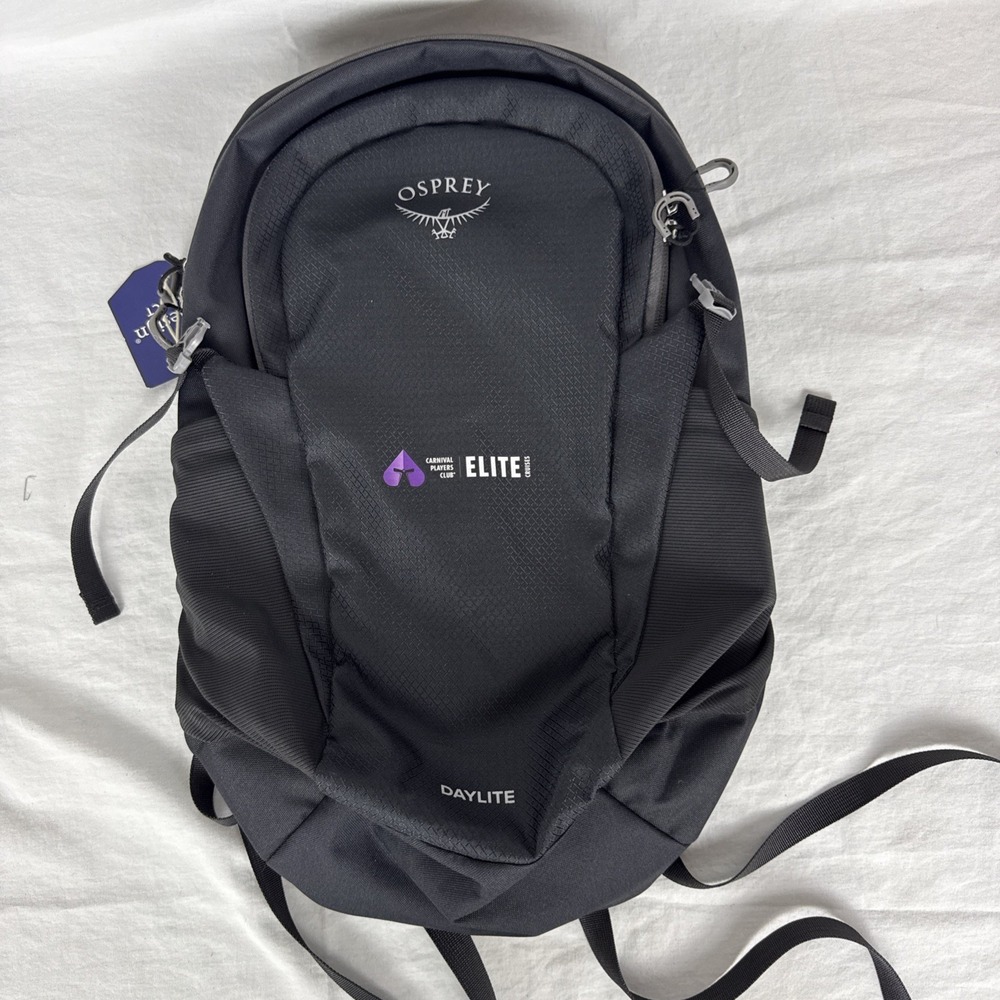 Osprey Daylite Backpack Black Travel Hiking Bag H20 Hydration Carnival Elite